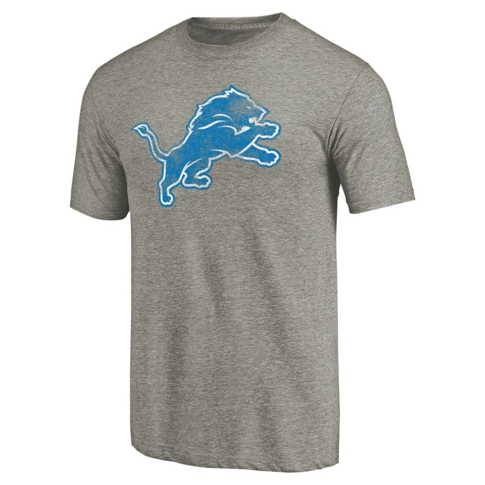 Detroit Lions Distressed Team T-Shirt - Ash - NFL