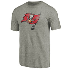 Tampa Bay Buccaneers Distressed Team T-Shirt - Ash - NFL