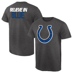 Indianapolis Colts Rally Logo T-Shirt - Heathered Gray - NFL