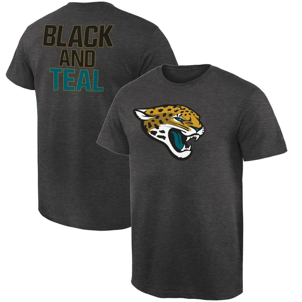 Jacksonville Jaguars Rally Logo T-Shirt - Heathered Gray - NFL