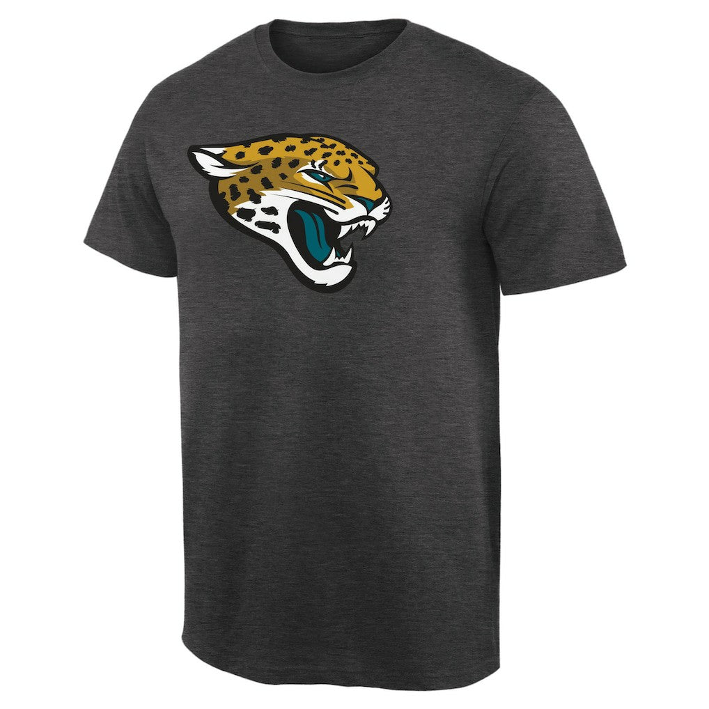 Jacksonville Jaguars Rally Logo T-Shirt - Heathered Gray - NFL