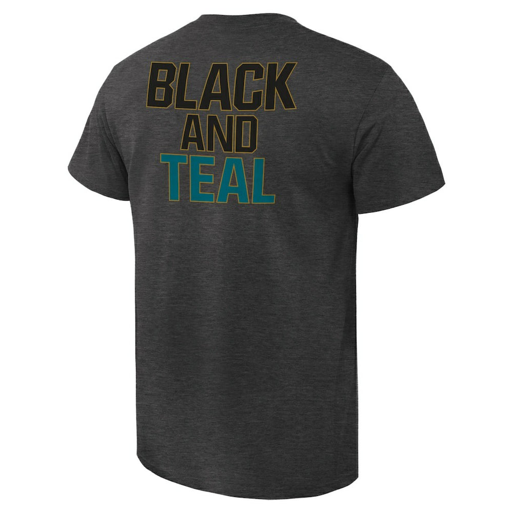 Jacksonville Jaguars Rally Logo T-Shirt - Heathered Gray - NFL