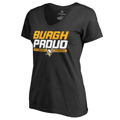 Pittsburgh Penguins Women's Hometown Collection Burgh Proud T-Shirt - Black | NHL online