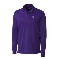 Colorado Rockies Cutter & Buck Belfair Half-Zip Pullover Jacket for sale