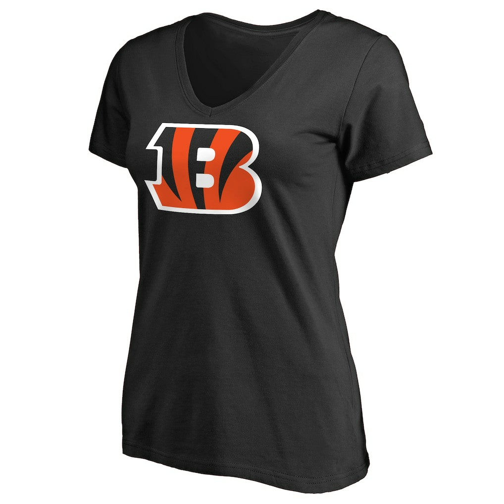 Cincinnati Bengals Women's Primary Team Logo T-Shirt - Black - NFL