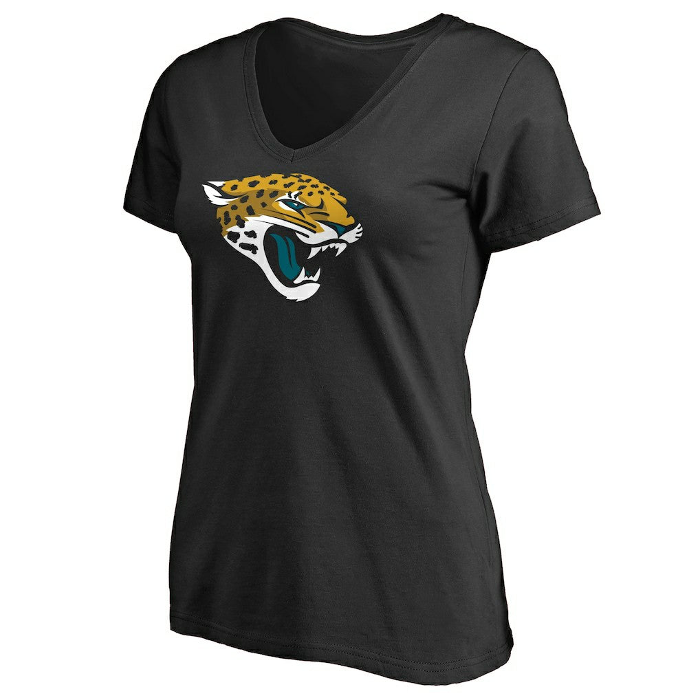 Jacksonville Jaguars Women's Primary Team Logo T-Shirt - Black - NFL