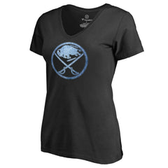 Buffalo Sabres Women's Pond Hockey T-Shirt - Black | NHL Lifestyle