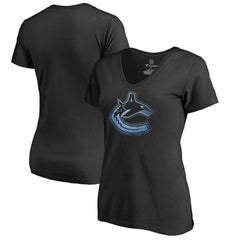 Vancouver Canucks Women's Pond Hockey T-Shirt - Black | NHL near me