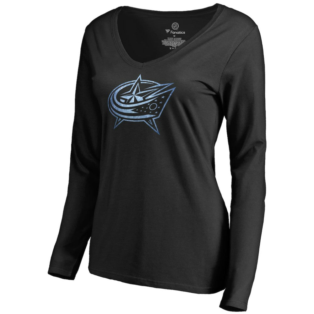 Columbus Blue Jackets Women's Pond Hockey Long Sleeve T-Shirt - Black | NHL near me