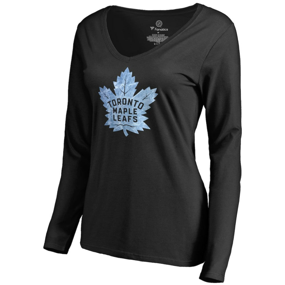 Toronto Maple Leafs Women's Pond Hockey Long Sleeve T-Shirt - Black | NHL sale