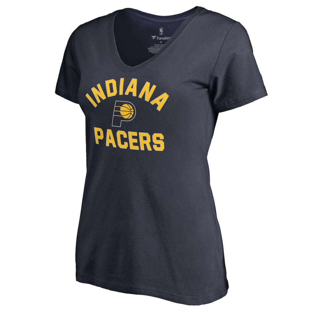 Indiana Pacers Women's Overtime V-Neck T-Shirt Navy