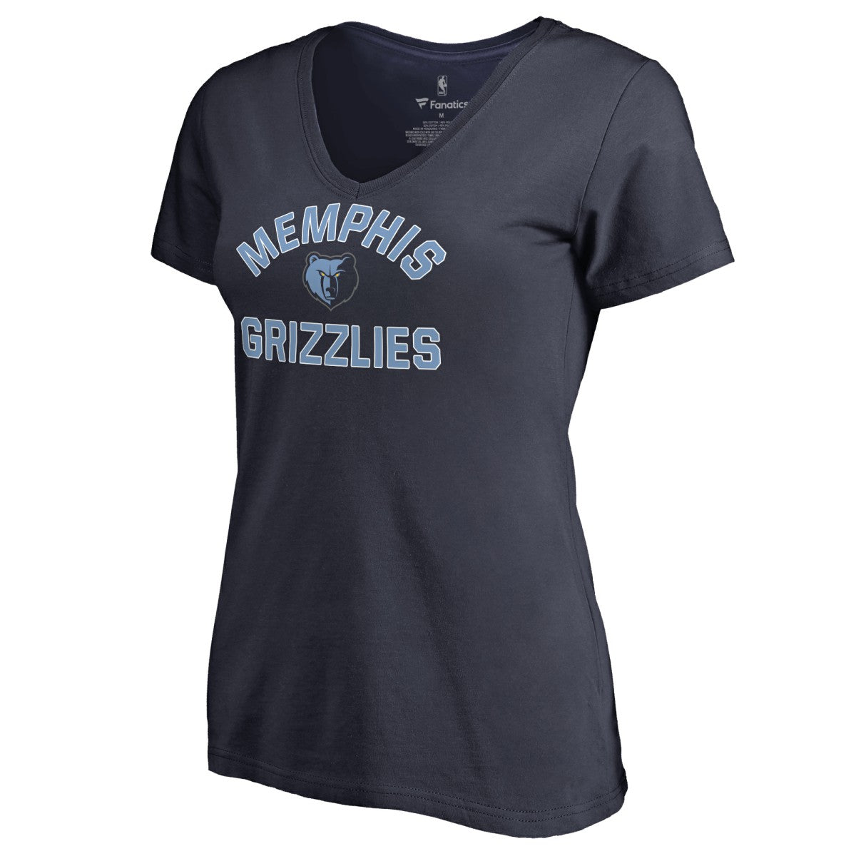 Memphis Grizzlies Women's Overtime V-Neck T-Shirt Navy