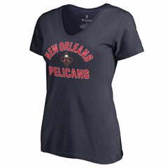 New Orleans Pelicans Women's Overtime V-Neck T-Shirt Navy