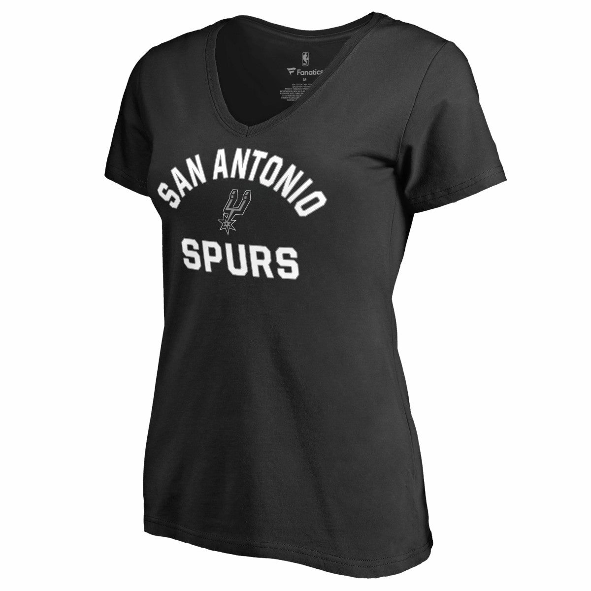 San Antonio Spurs Women's Overtime T-Shirt Black