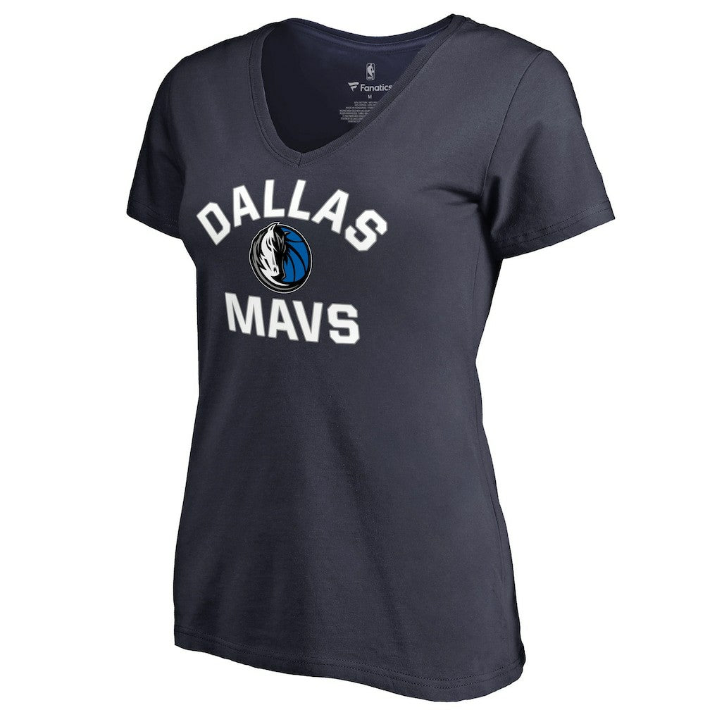 Dallas Mavericks Women's Overtime V-Neck T-Shirt Navy