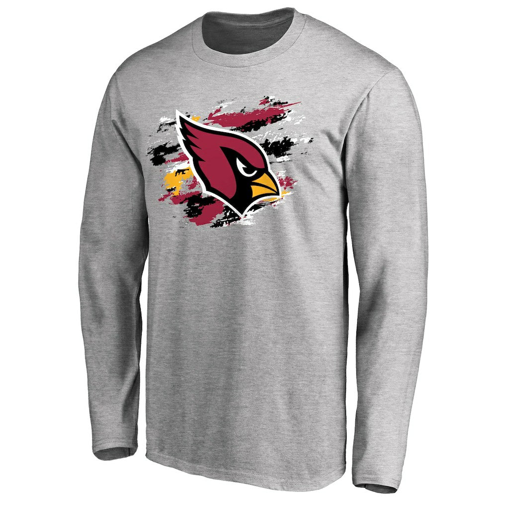 Arizona Cardinals True Colors Long Sleeve T-Shirt - Ash - NFL