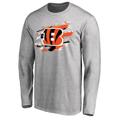 Cincinnati Bengals True Colors Long Sleeve T-Shirt - Ash - NFL