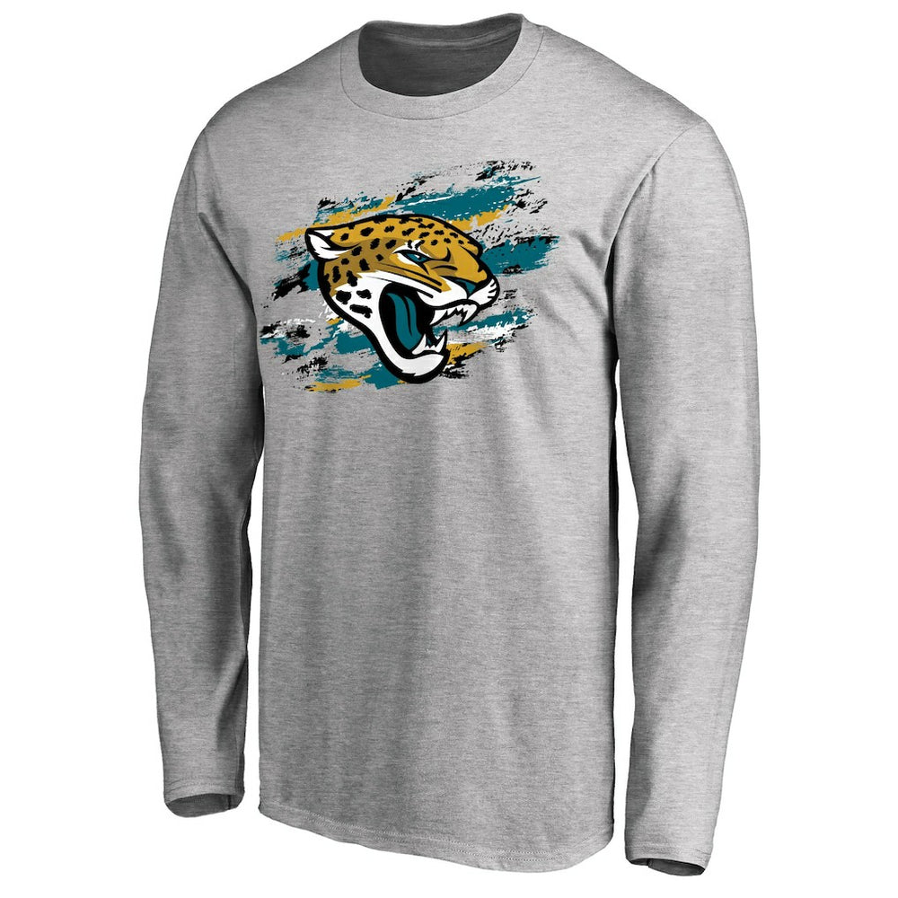 Jacksonville Jaguars True Colors Long Sleeve T-Shirt - Ash - NFL