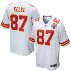 Travis Kelce Kansas City Chiefs Youth Game Jersey - White - Nike