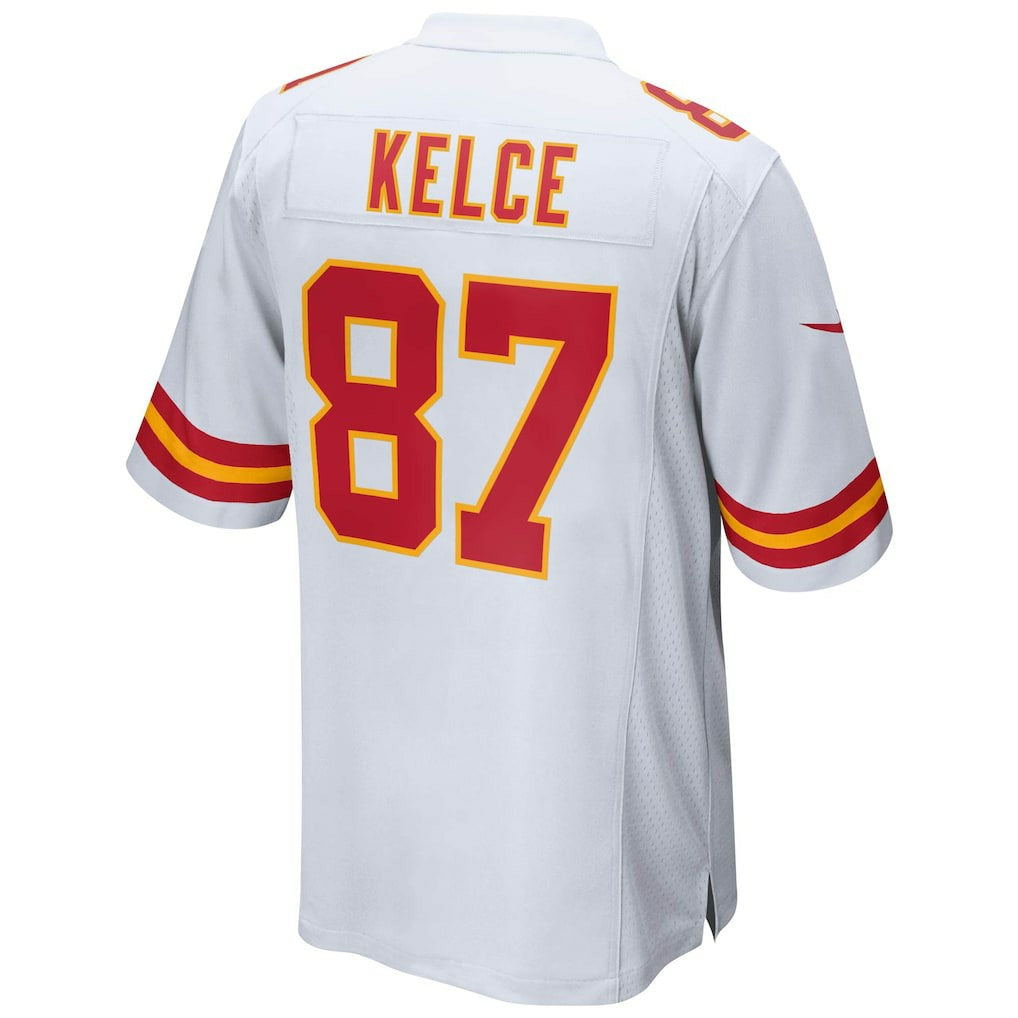 Travis Kelce Kansas City Chiefs Youth Game Jersey - White - Nike