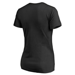 Arizona Cardinals Women's Primary Team Logo V-Neck T-Shirt - Black - NFL