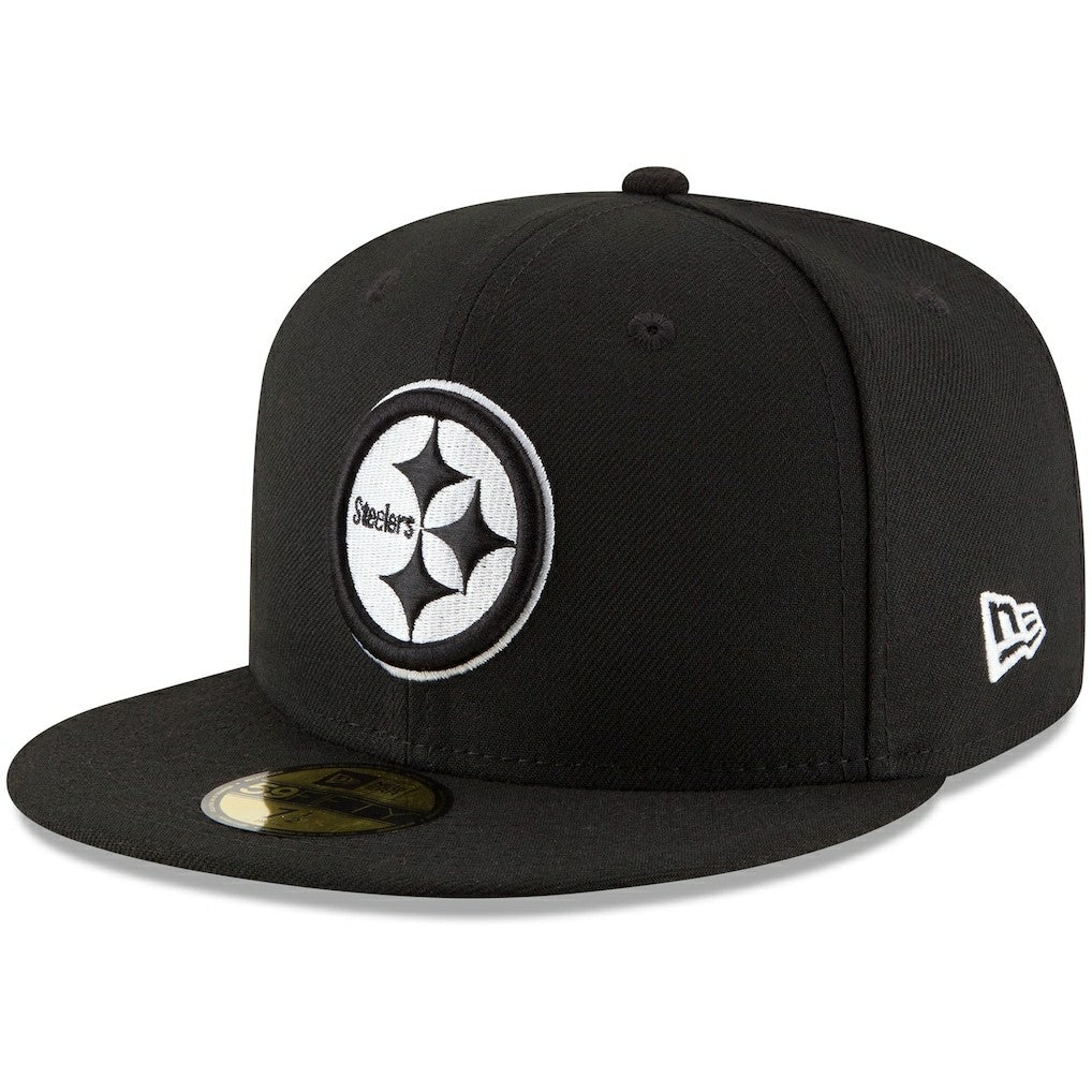 Pittsburgh Steelers New Era B-Dub 59FIFTY Fitted Hat - Black - NFL