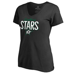 Dallas Stars Women's Nostalgia T-Shirt - Black | NHL online