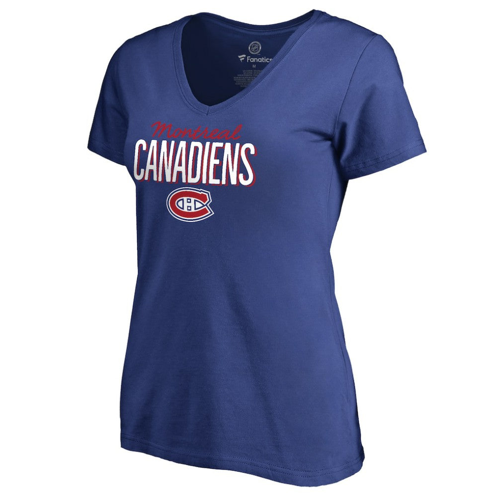 Montreal Canadiens Women's Nostalgia T-Shirt - Royal | NHL near me