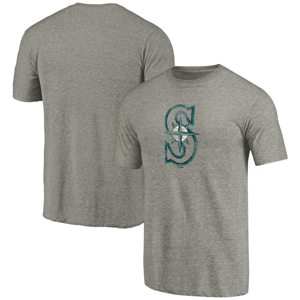 Seattle Mariners Distressed Team Tri-Blend T-Shirt Sale