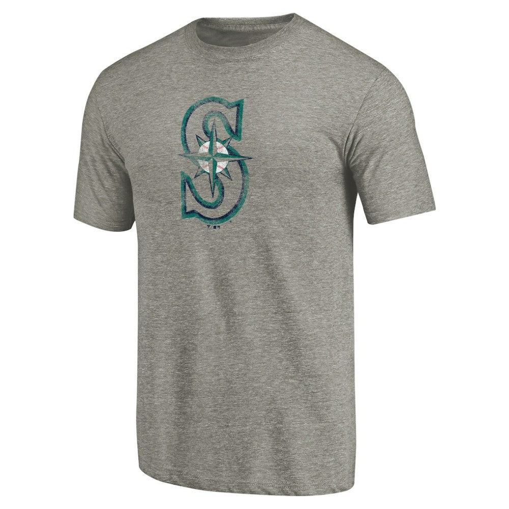 Seattle Mariners Distressed Team Tri-Blend T-Shirt Sale