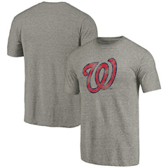 Washington Nationals Distressed Team Tri-Blend T-Shirt Outlet