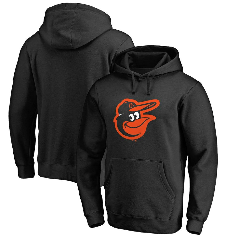 Baltimore Orioles Official Logo Fitted Pullover Hoodie Sale