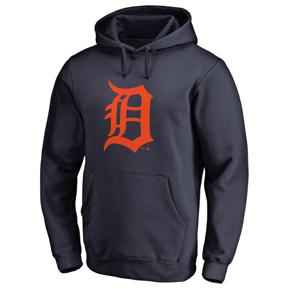Detroit Tigers Official Logo Fitted Pullover Hoodie Discount