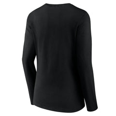Pittsburgh Pirates Women's Team Color Primary Logo V-Neck Long Sleeve T-Shirt Online