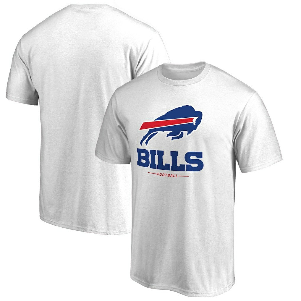 Buffalo Bills Team Lockup 2 T-Shirt - White - NFL