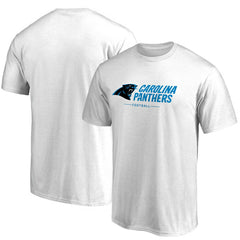 Carolina Panthers Team Lockup T-Shirt - White - NFL