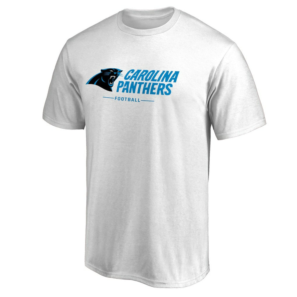 Carolina Panthers Team Lockup T-Shirt - White - NFL