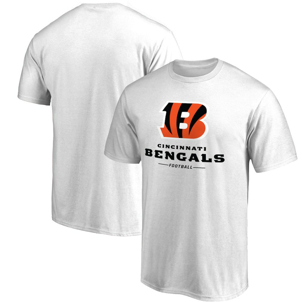 Cincinnati Bengals Team Lockup T-Shirt - White - NFL
