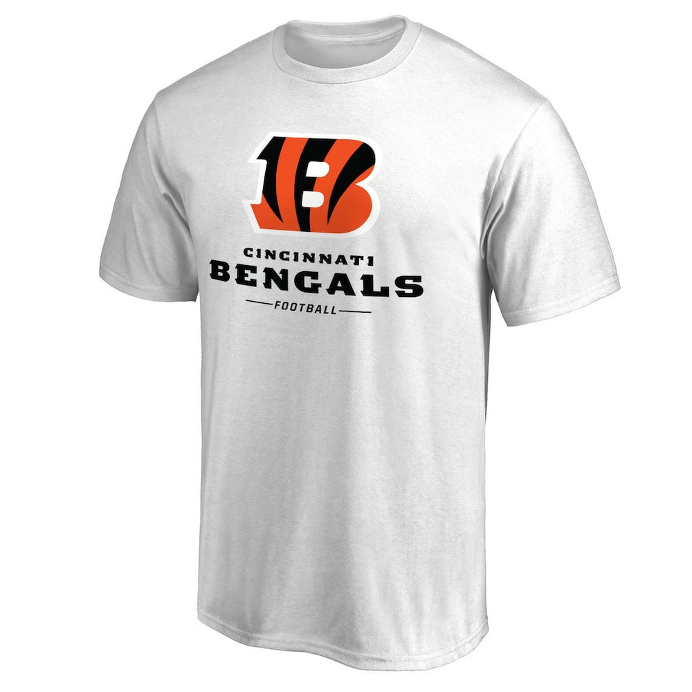 Cincinnati Bengals Team Lockup T-Shirt - White - NFL