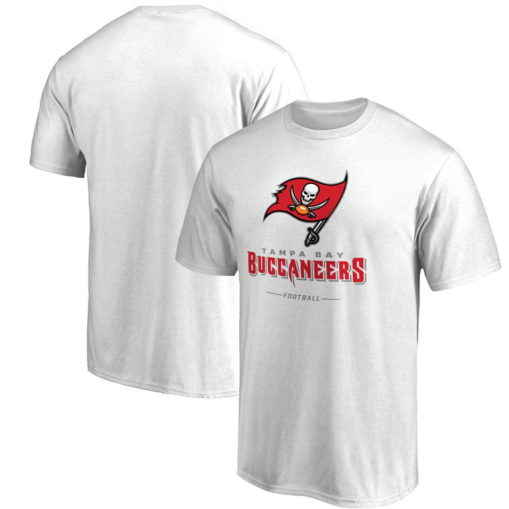 Tampa Bay Buccaneers Team Lockup T-Shirt - White - NFL