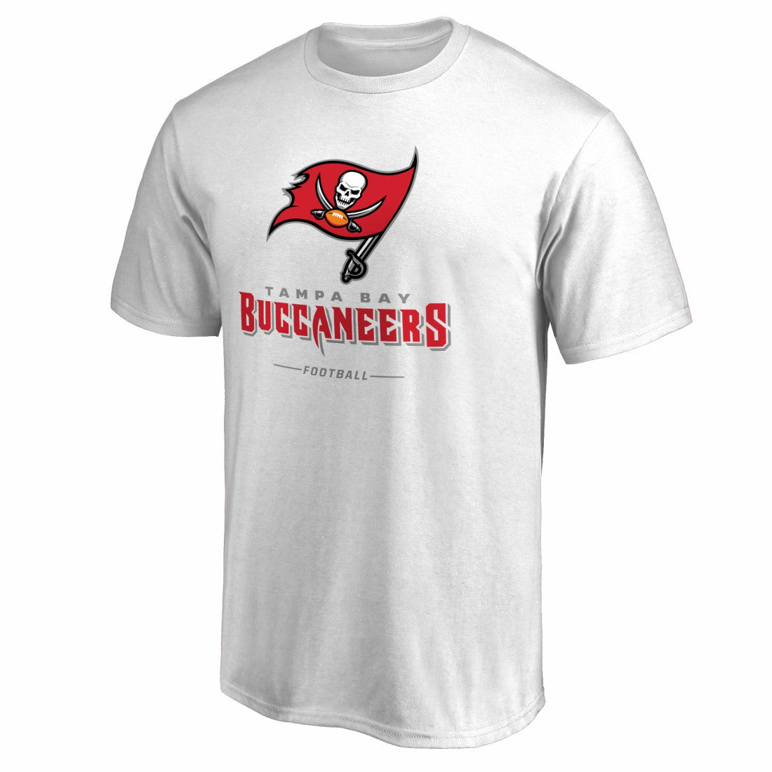 Tampa Bay Buccaneers Team Lockup T-Shirt - White - NFL