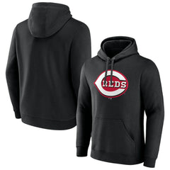 Cincinnati Reds Official Logo Fitted Pullover Hoodie Online