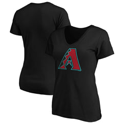 Arizona Diamondbacks Women's Secondary Color Primary Logo T-Shirt Discount