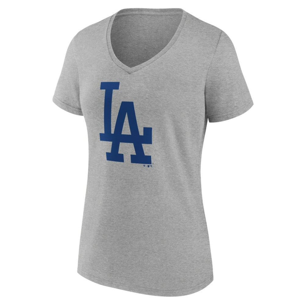 Los Angeles Dodgers Women's Secondary Color Primary Logo T-Shirt Sale
