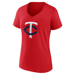 Minnesota Twins Women's Secondary Color Primary Logo T-Shirt Sale