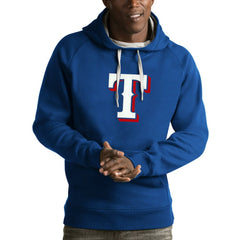Texas Rangers Antigua Victory Pullover Hoodie for sale