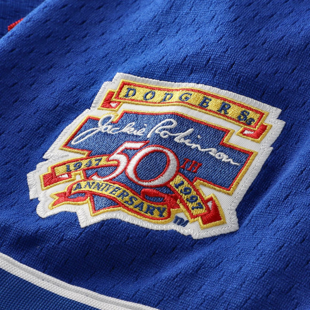 Mike Piazza Los Angeles Dodgers Mitchell & Ness Cooperstown Collection Mesh Batting Practice Button-Up Jersey Discount