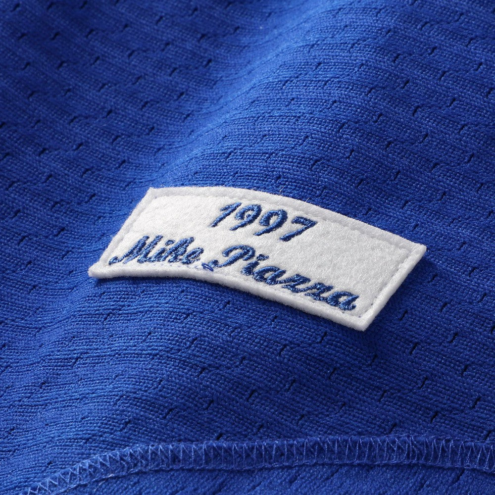 Mike Piazza Los Angeles Dodgers Mitchell & Ness Cooperstown Collection Mesh Batting Practice Button-Up Jersey Discount