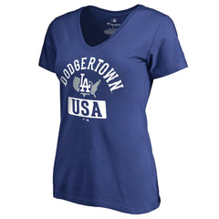 Los Angeles Dodgers Women's Hometown Collection Dodgertown T-Shirt Sale