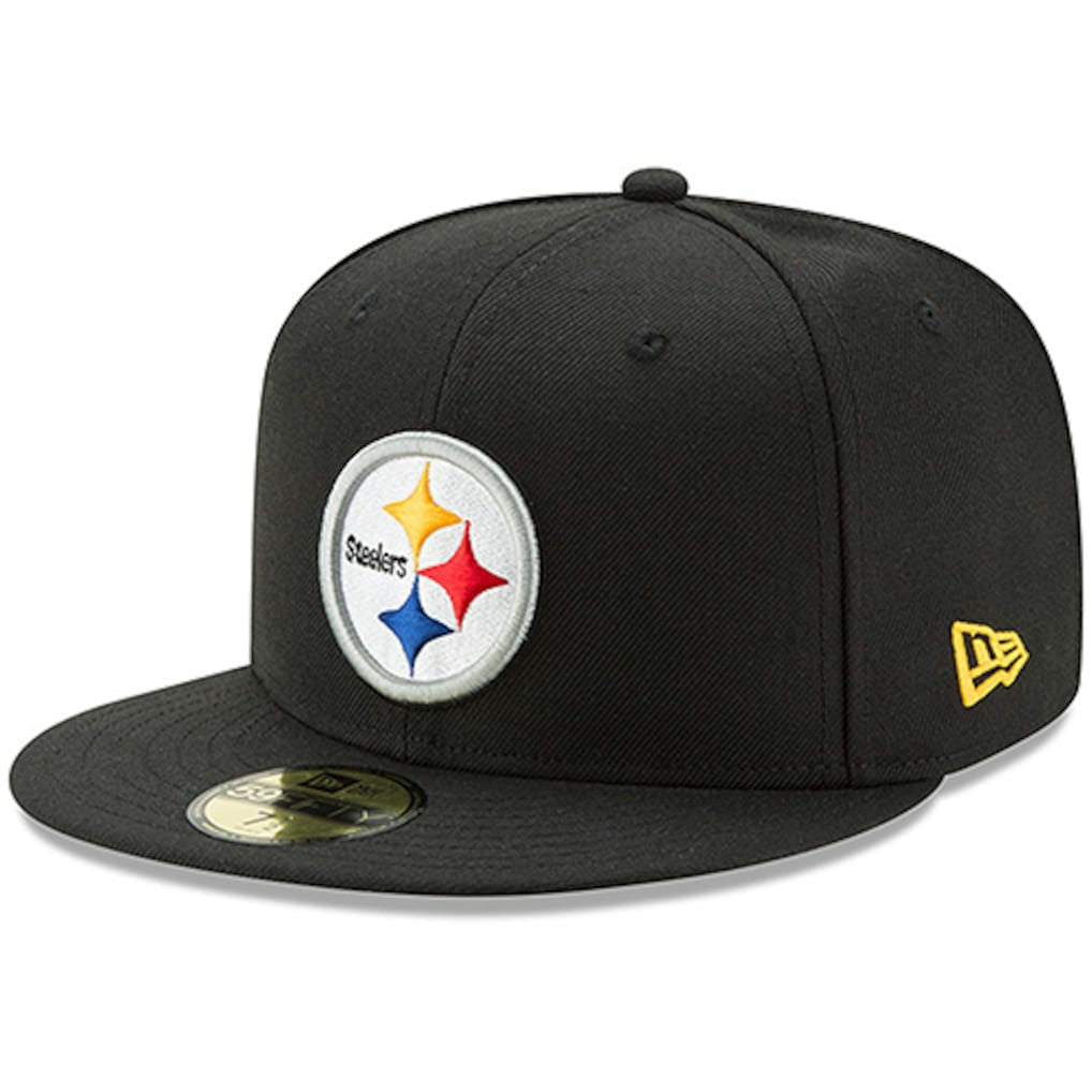 Pittsburgh Steelers New Era Omaha 59FIFTY Fitted Hat - Black - NFL